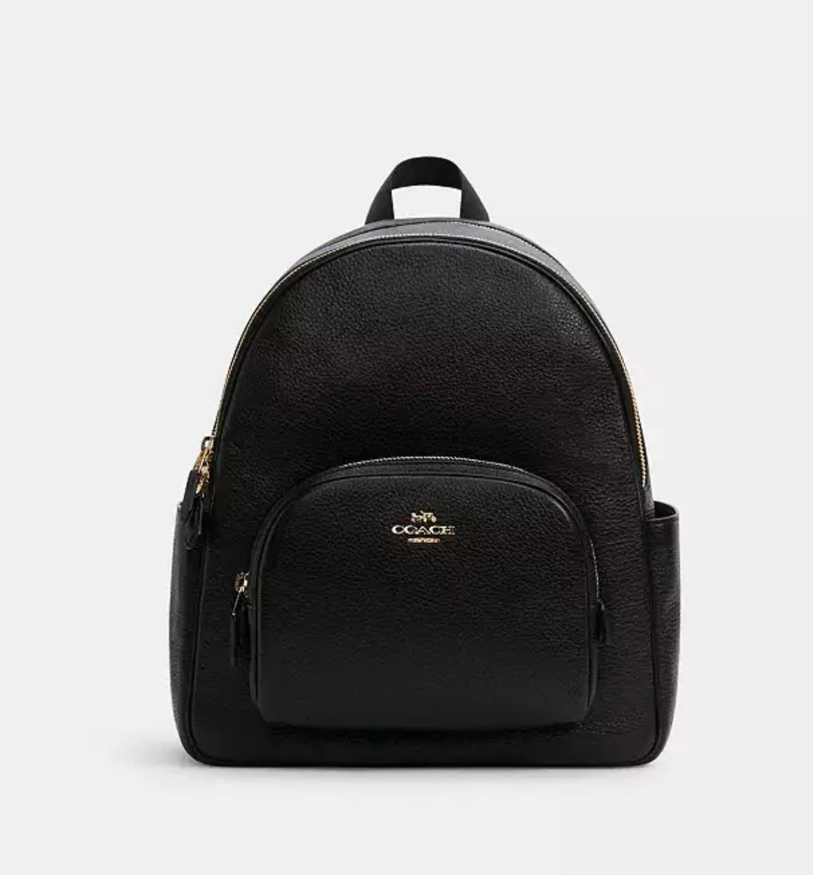 Coach black Court Backpack