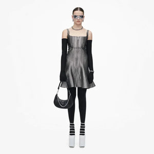 MARC JACOBS The Curve Leather Shoulder Bag - Black - Image 7