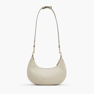 MARC JACOBS The Curve Leather Shoulder Bag - CLOUD WHITE - Image 2
