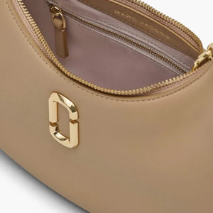 MARC JACOBS The Curve Leather Shoulder Bag - CAMEL - Image 2