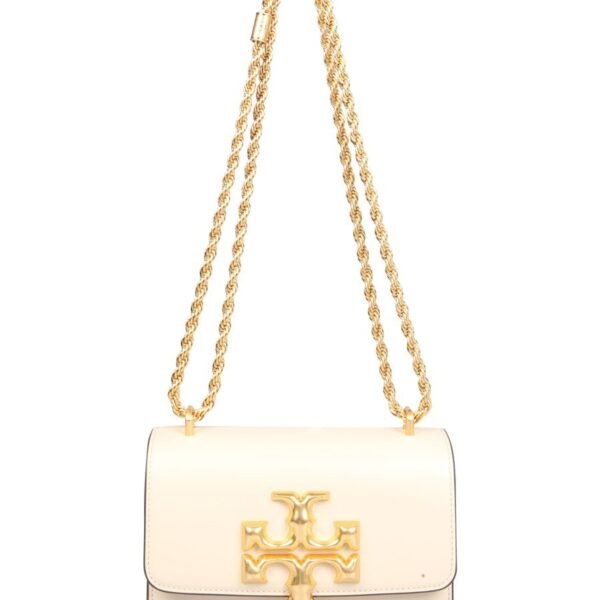 TORY BURCH SMALL ELEANOR LEATHER BAG New Cream - Image 6