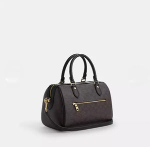 Coach Rowan Satchel in Signature Canvas M