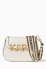 Karl Lagerfeld K/Letters Embossed Crossbody Bag