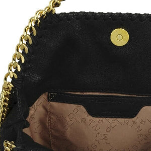 Stella McCartney Falabella Mini Tote Bag Black Gold - Image 3