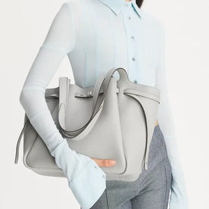 Tory Burch Romy Tote Light Granite - Image 3