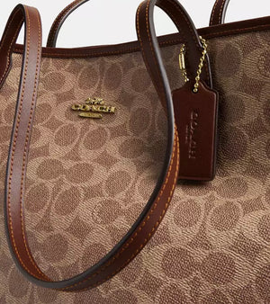Coach City Tote Bag In Signature Canvas,