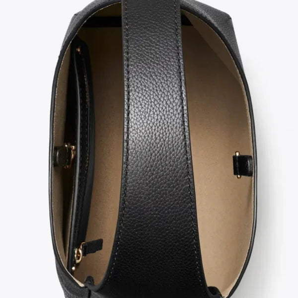 Tory Burch Small Romy Hobo Bag Black - Image 2