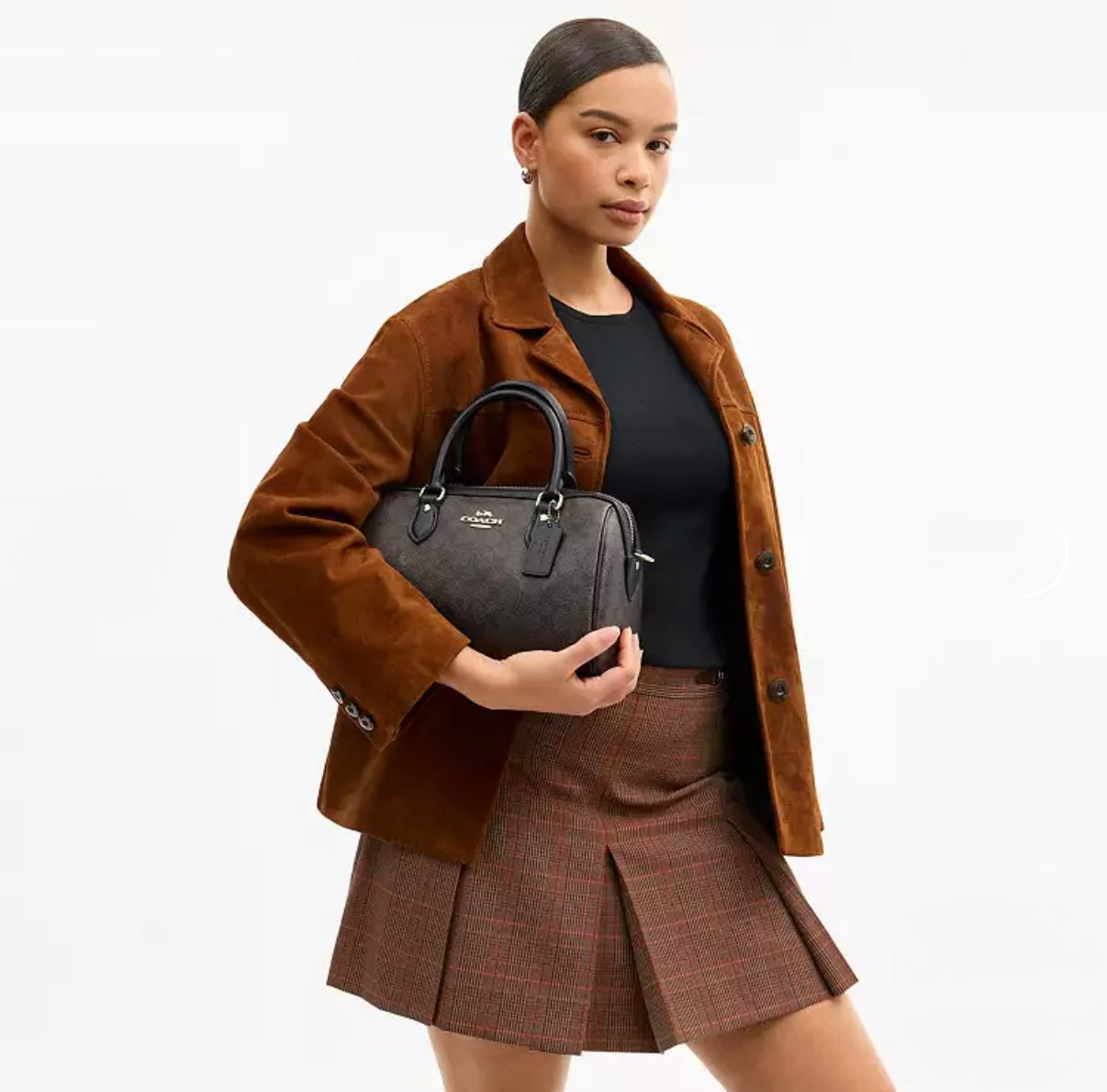 Coach Rowan Satchel in Signature Canvas M