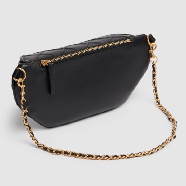 Tory Burch Fleming Soft Convertible Belt Bag Black - Image 6