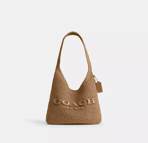 COACH Straw Brooklyn Shoulder Bag 28