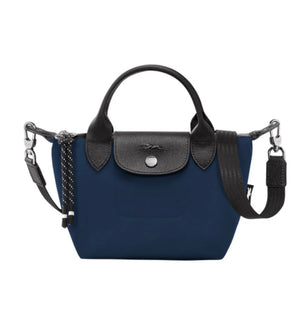 navy blue Longchamp Le Pliage Energy extra-small handbag