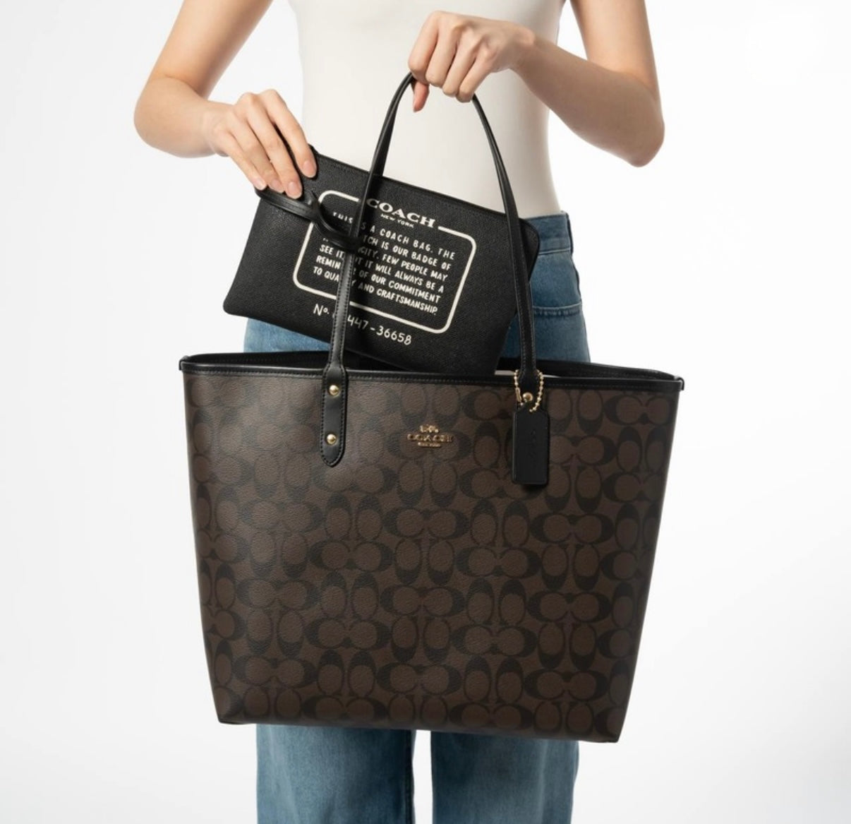 Coach Reversible City Tote Bag