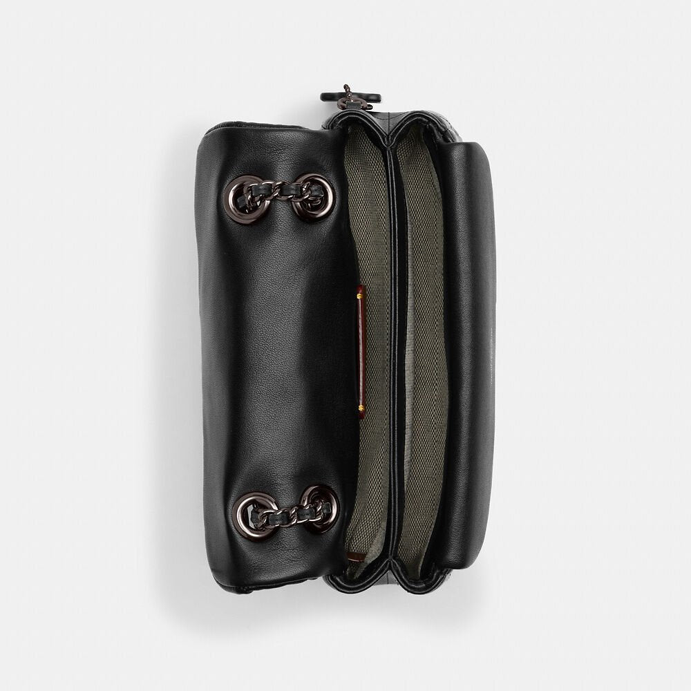 Tabby Shoulder Bag 20 With Quilting leather Black Dark - Image 4