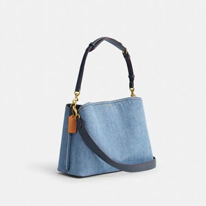 Coach Willow Shoulder Bag in Denim - Image 2