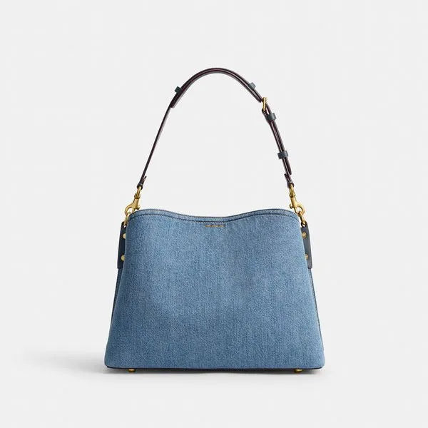 Coach Willow Shoulder Bag in Denim - Image 3