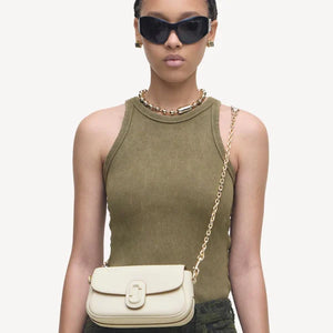 MARC JACOBS The Clover Shoulder Bag – Cloud White - Image 7