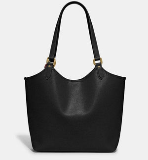 Coach Day Tote Bag Leather Black
