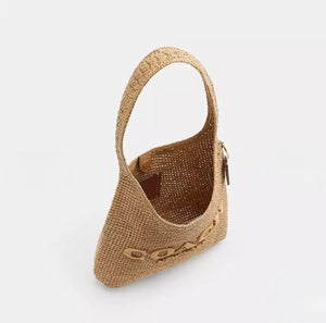COACH Straw Brooklyn Shoulder Bag 28