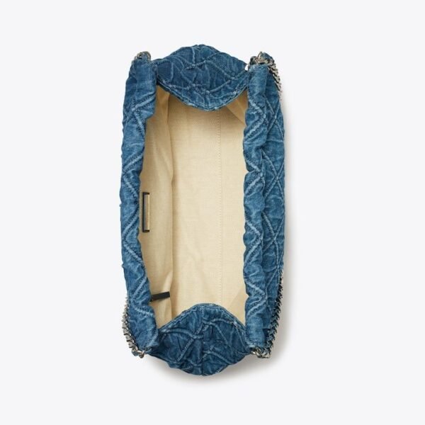 Tory Burch Fleming Hobo Denim - Image 5