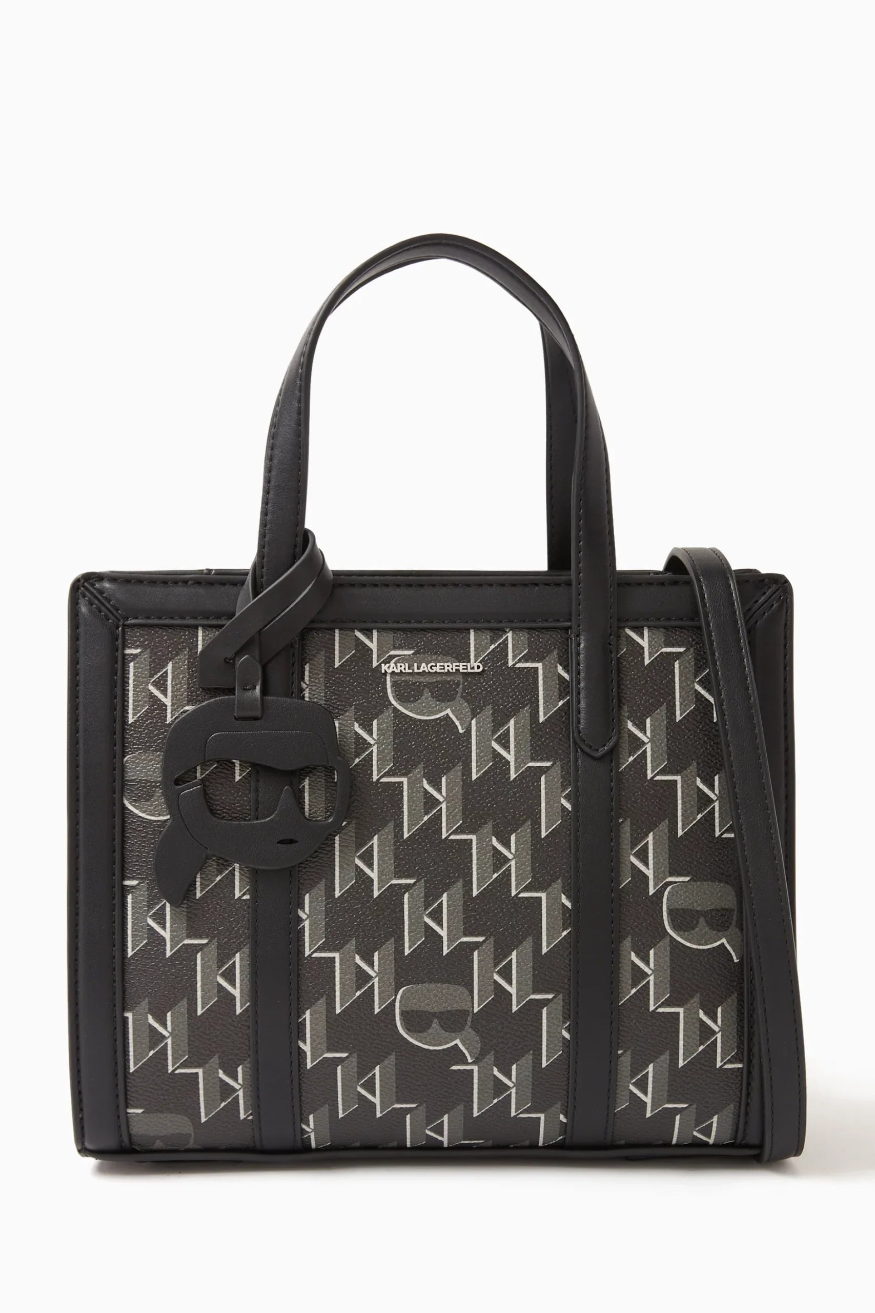 K/Ikonik 2.0 Monogram Tote Bag in black - original Karl Lagerfeld - Dazz