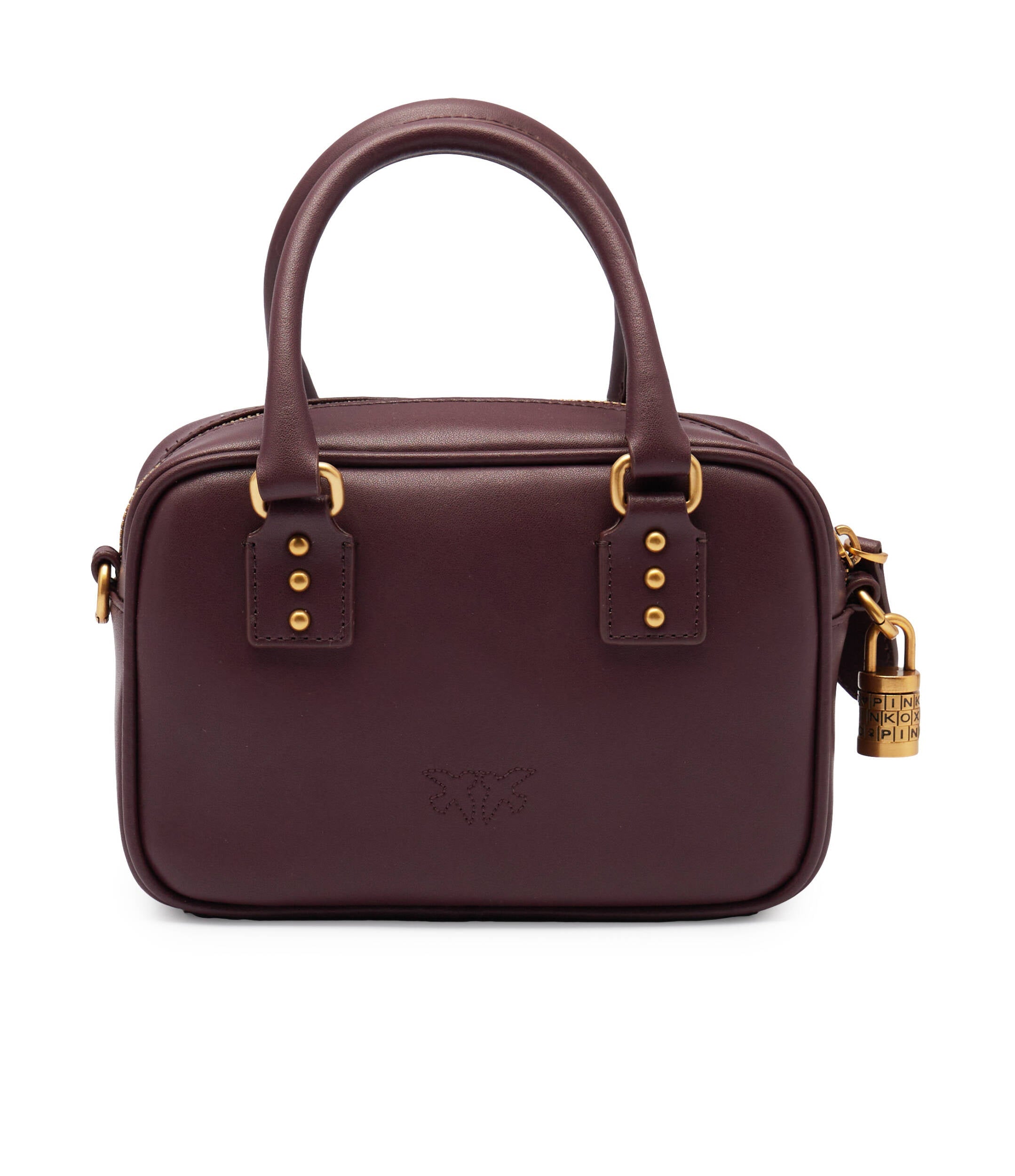 Leather shoulder bag BOWLING