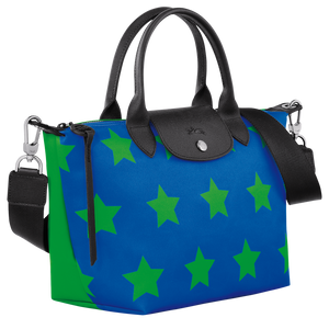 Le Pliage Collection S Handbag Cobalt/Lawn - Image 3