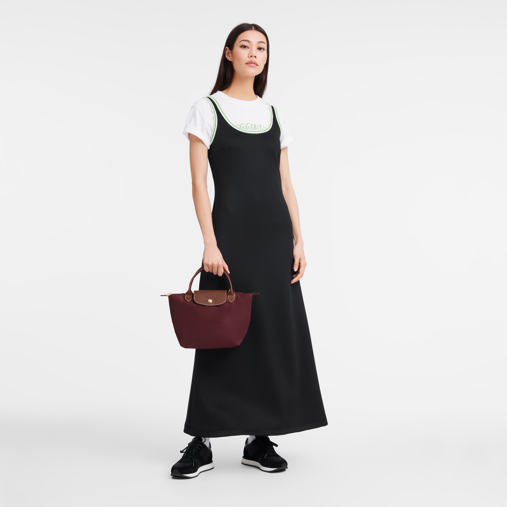 Le Pliage Original S Handbag Burgundy - Image 2