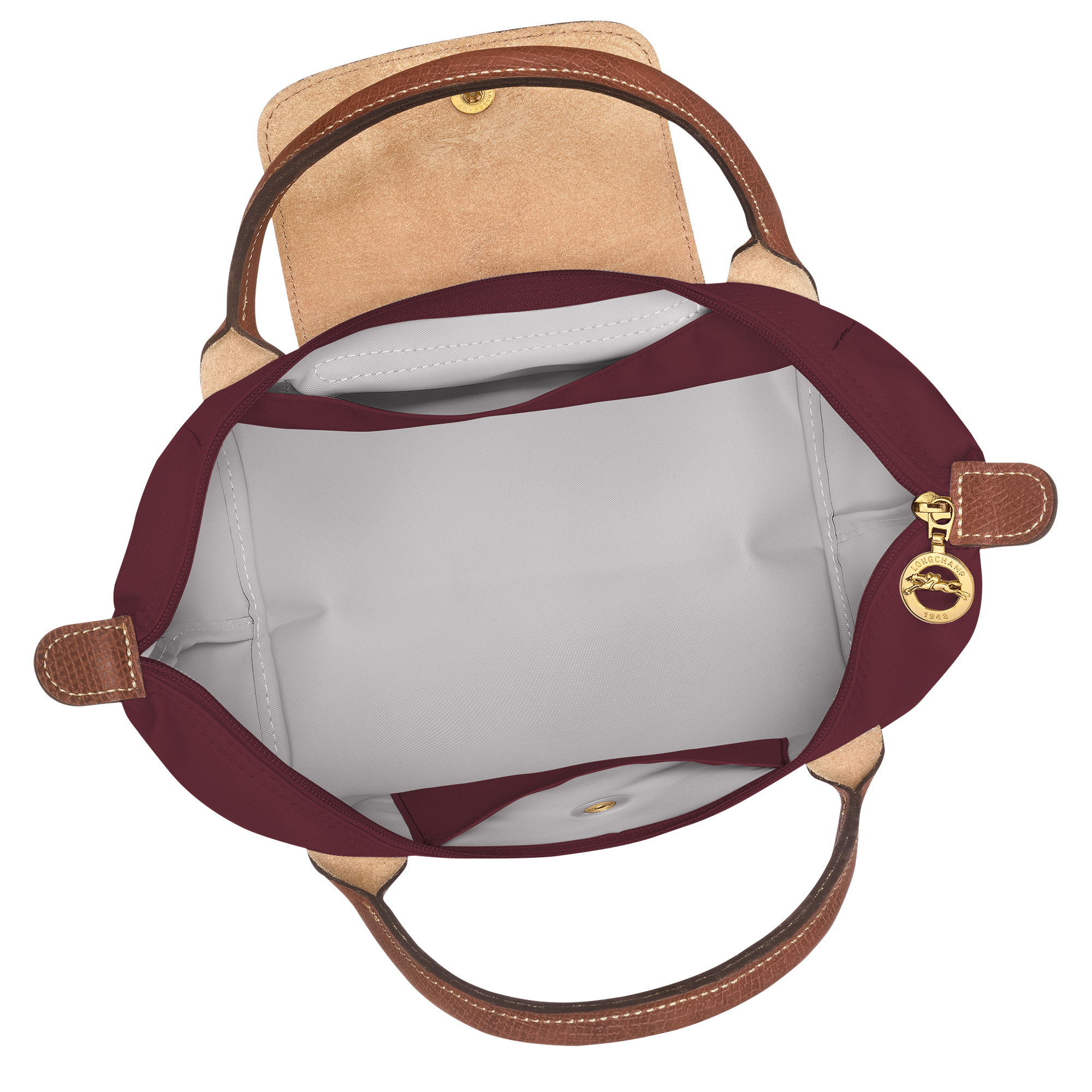 Le Pliage Original S Handbag Burgundy - Image 5