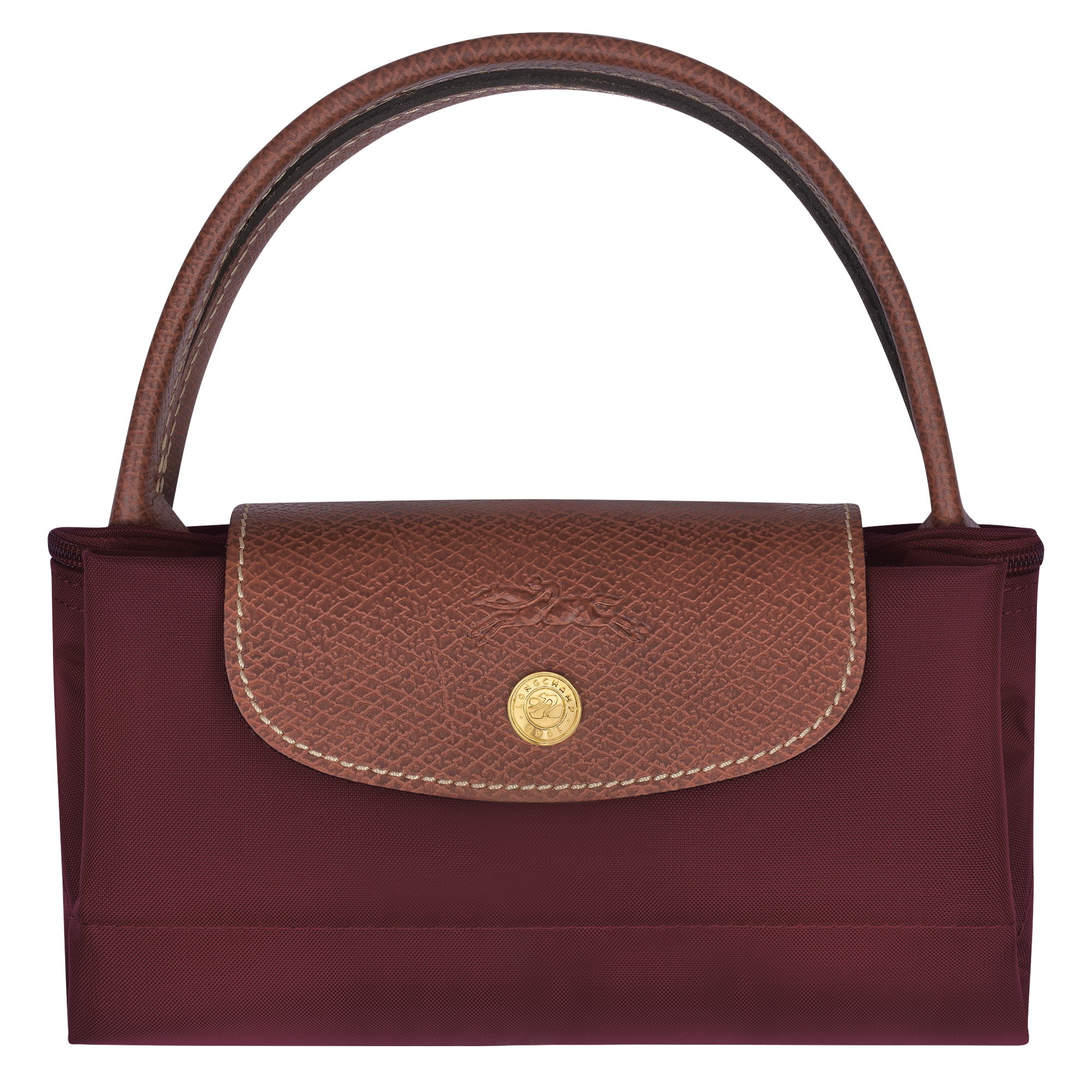 Le Pliage Original S Handbag Burgundy - Image 7