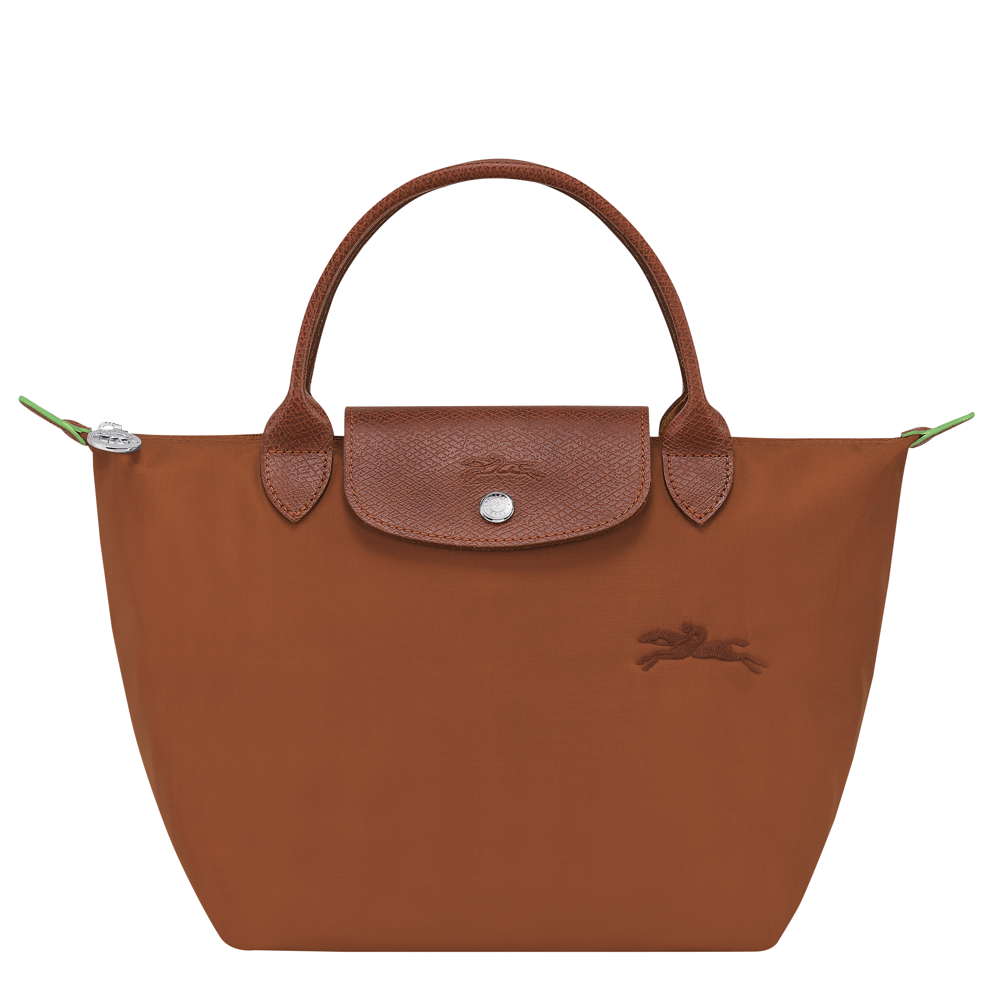 Le Pliage Green S Handbag Cognac