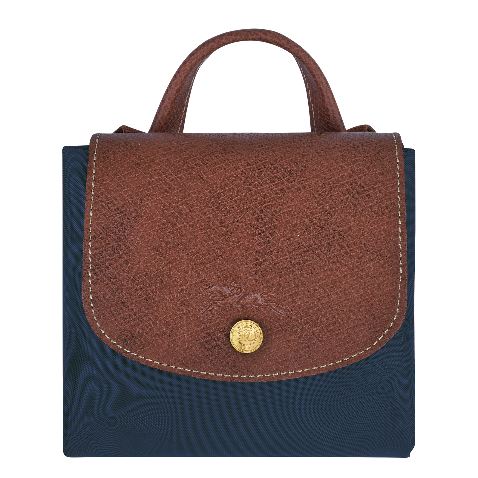 Le Pliage Original M Backpack Navy - Image 6