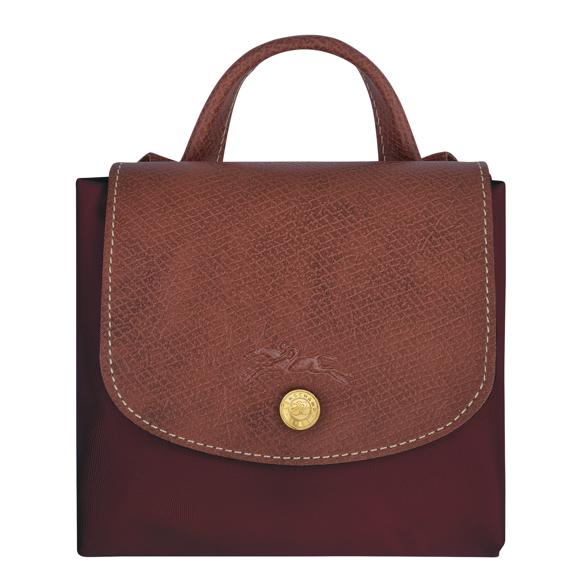 Le Pliage Original M Backpack Burgundy - Image 6