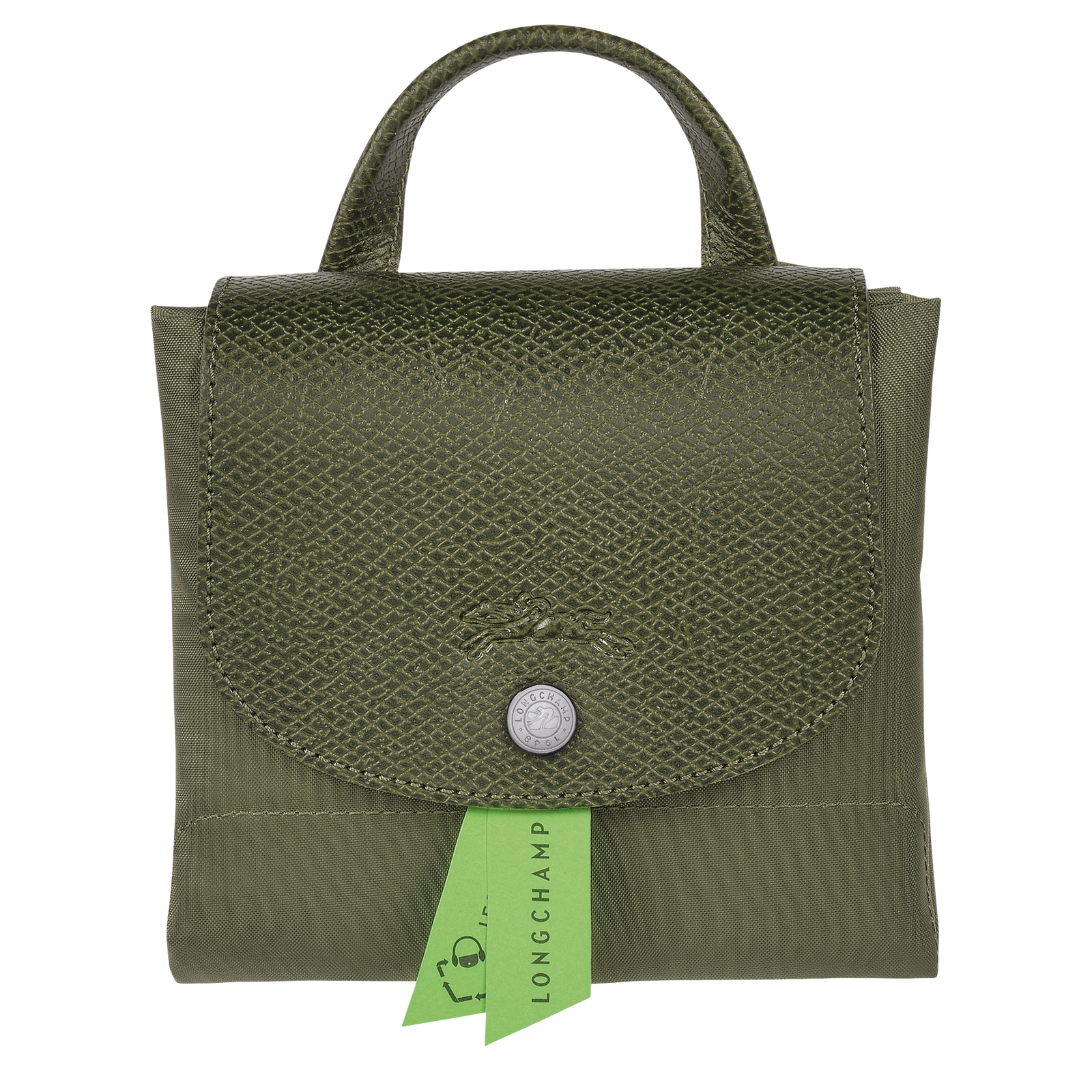 Le Pliage Green M Backpack Forest - Image 6