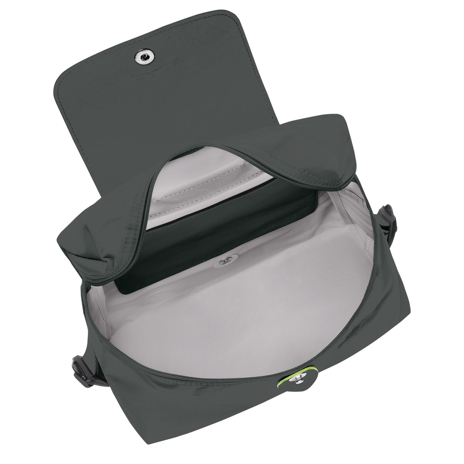 Le Pliage Green M Backpack Graphite - Image 5