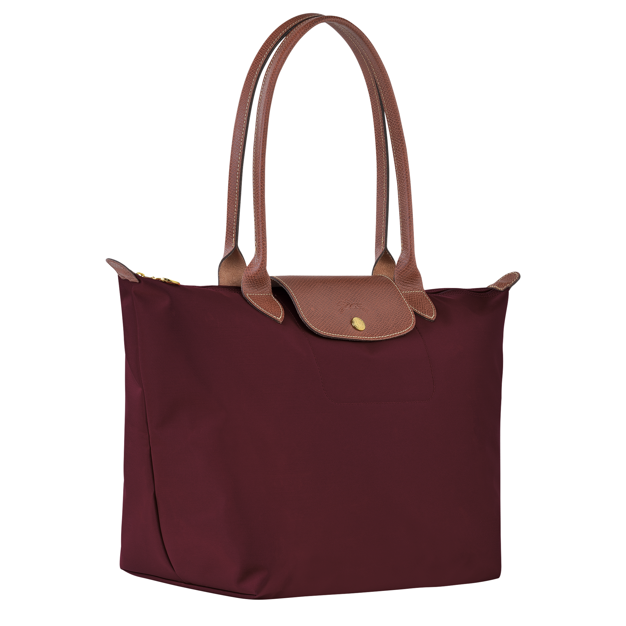 Le Pliage Original L Tote bag Burgundy - Image 3