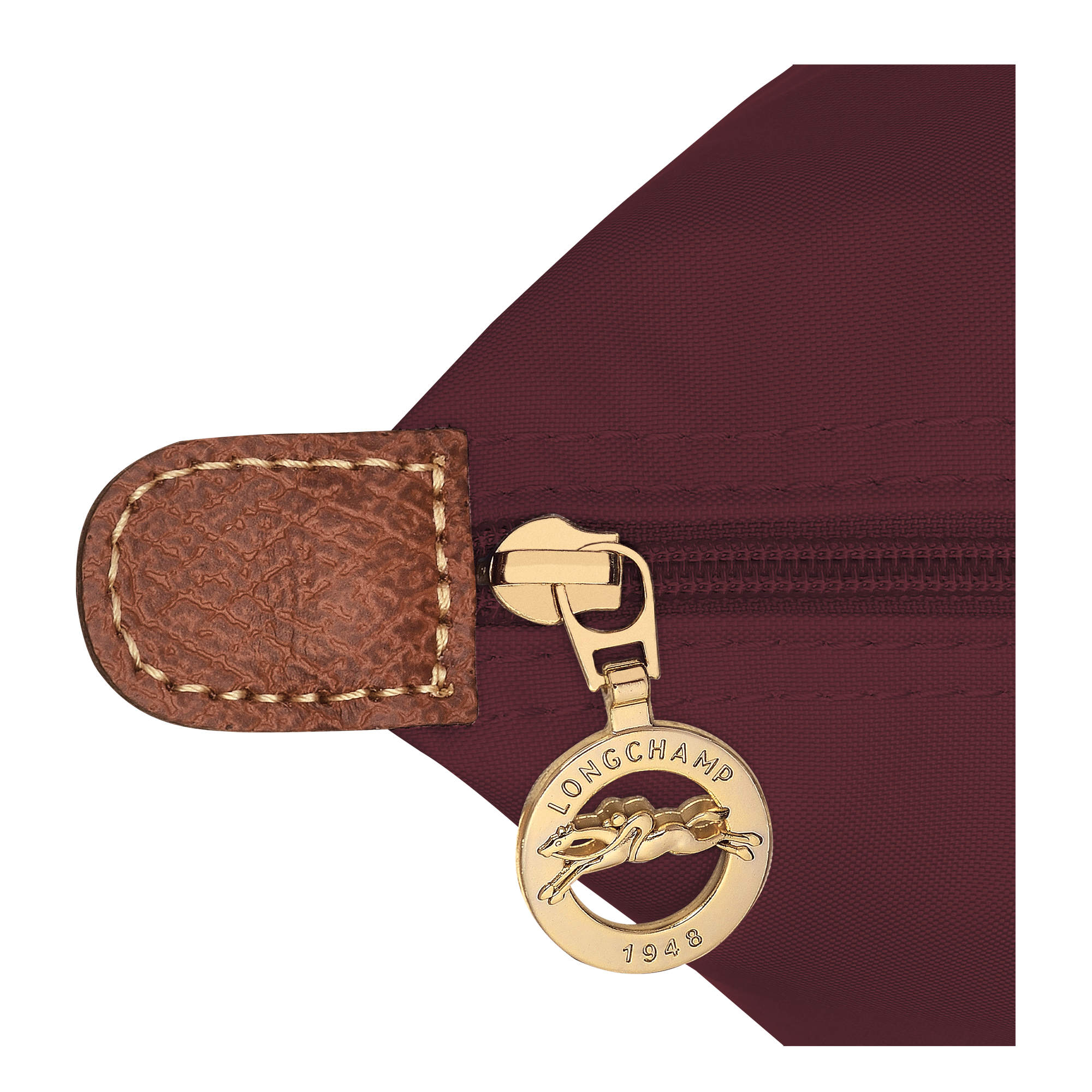 Le Pliage Original L Tote bag Burgundy - Image 5
