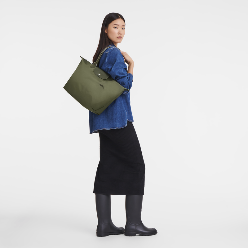 Le Pliage Green L Tote bag Forest - Image 2