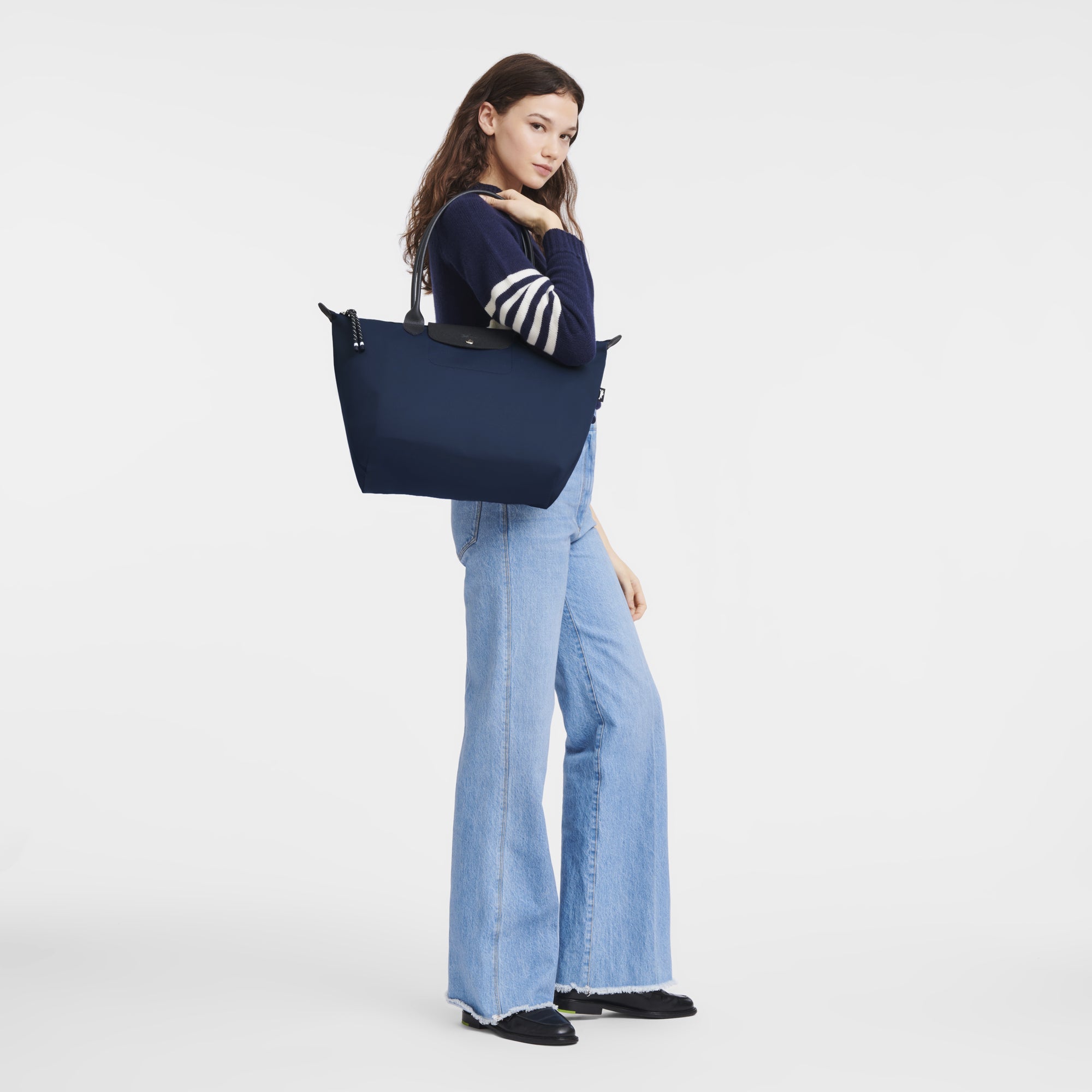 Le Pliage Energy L Tote Bag Navy - Image 2