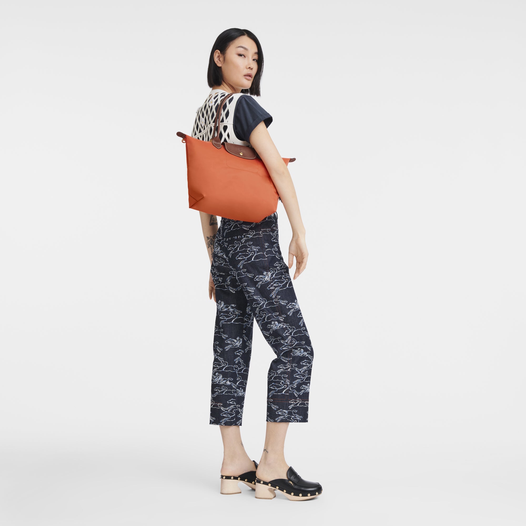 Le Pliage Original M Tote bag Orange - Image 2
