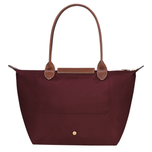 Le Pliage Original M Tote bag Burgundy - Image 4