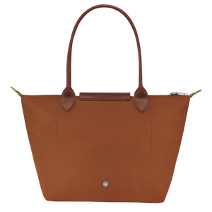 Le Pliage Green M Tote bag Cognac - Image 4