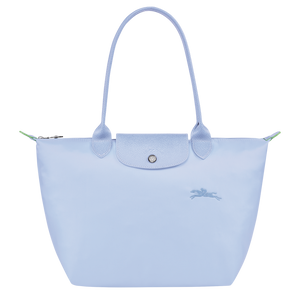 Le Pliage Green M Tote bag Sky Blue