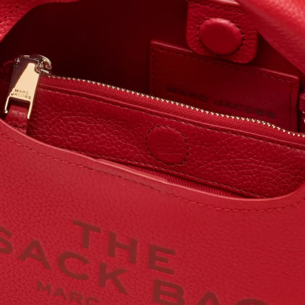The Marc Jacobs Mini Sack Bag True Red - Image 4