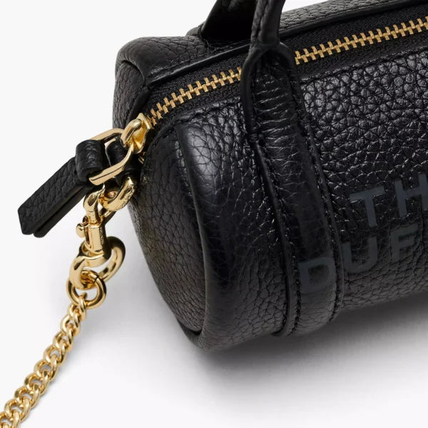 The Marc Jacobs Leather Nano Duffle Crossbody Black - Image 3