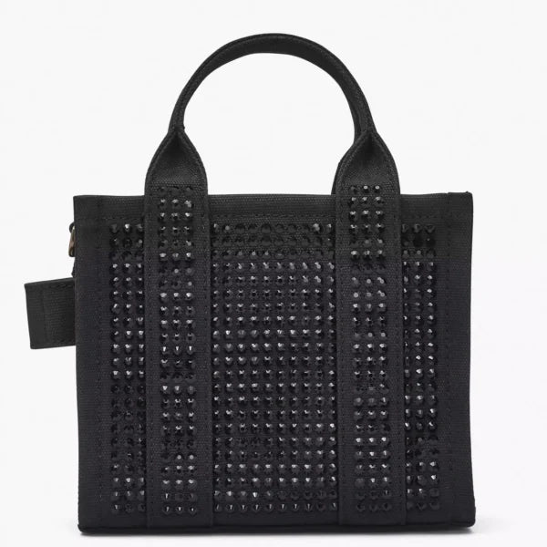 Marc Jacobs The Crystal Canvas Crossbody Tote Bag black crystal - Image 3