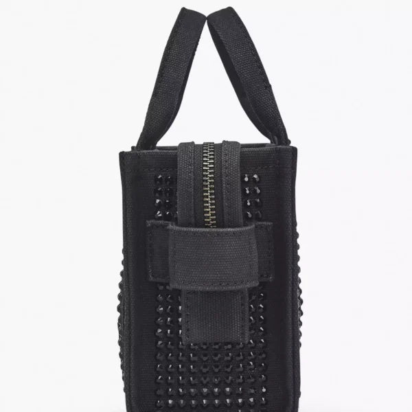 Marc Jacobs The Crystal Canvas Crossbody Tote Bag black crystal - Image 5