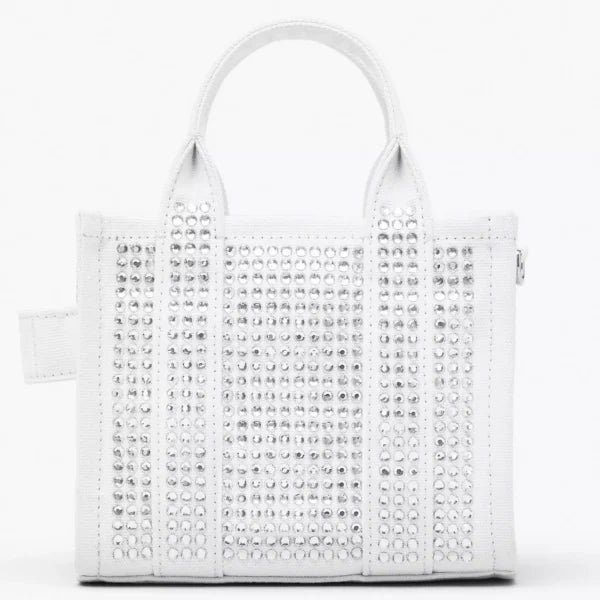 Marc Jacobs The Crystal Canvas Crossbody Tote Bag white crystal - Image 3