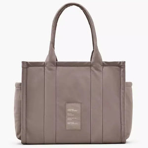 MARC JACOBS The Puffy Nylon Large Tote Bag - Cement - Image 3