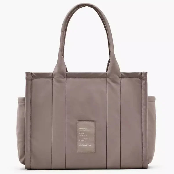 MARC JACOBS The Puffy Nylon Large Tote Bag - Cement - Image 3