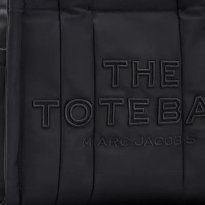 MARC JACOBS The Puffy Nylon Medium Tote Bag - Black - Image 6